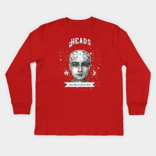 Heads, and How to Read Them. Kids Long Sleeve T-Shirt